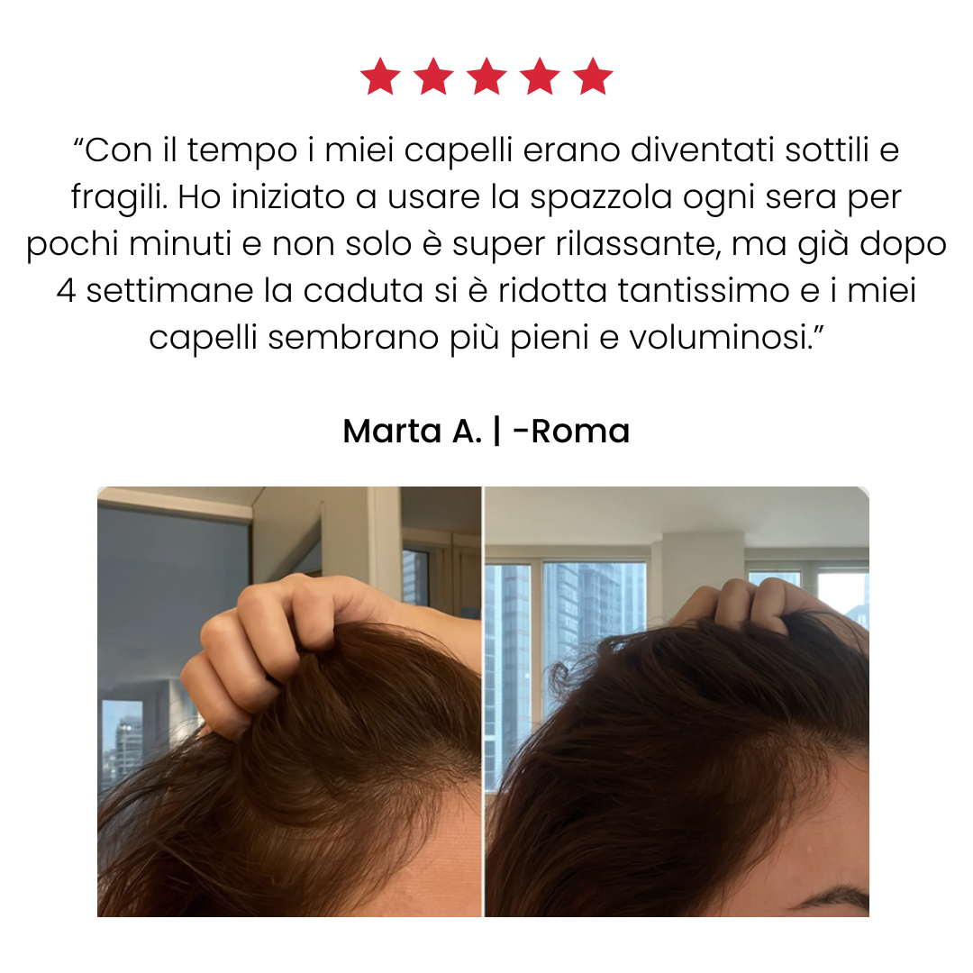 Bellasic | Spazzola Rigenerante Capelli + Olio di Ricino in Regalo